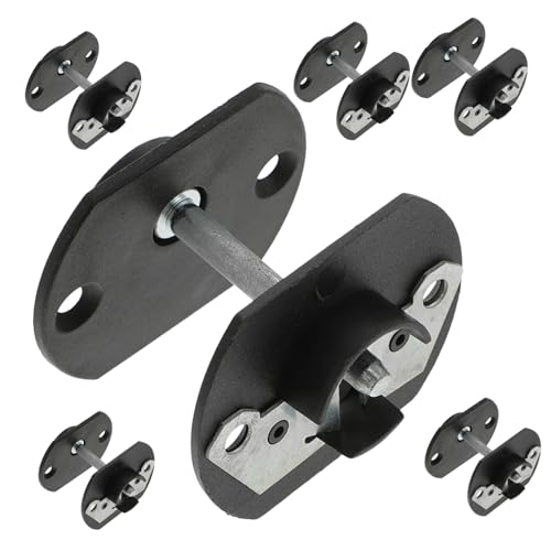 GLEAVI 6 Sets of verbinder Pin Style Couch Clips Sofa Zubehör Sofa Verbindungsclips Couch Verbindungshalterung Sektionssofas Clips Möbelverbinder Pin Style Verbindung Schwarz von GLEAVI