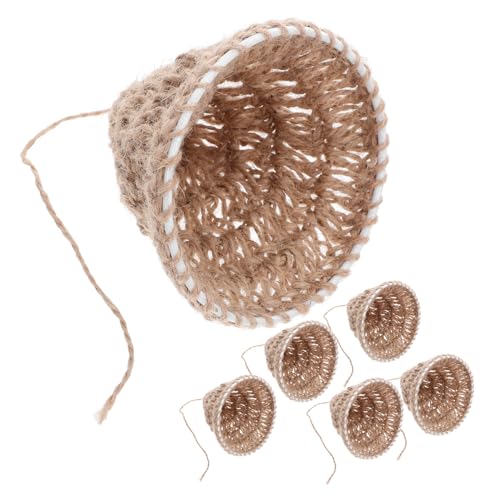 GLEAVI 6 Stück Nordische Hängelampen-schirme aus Natürlichem Juteseil Handgewebte Pendelleuchten-abdeckungen im Boho-stil Leichte Lampenschirme für Wohnzimmer Schlafzimmer Esszimmer GLEAVI 6 Stück Nordische Hängelampen-schirme aus Natürlichem Juteseil Handgewebte Pendelleuchten-abdeckungen im Boho-stil Leichte Lampenschirme für Wohnzimmer Schlafzimmer Esszimmer von GLEAVI