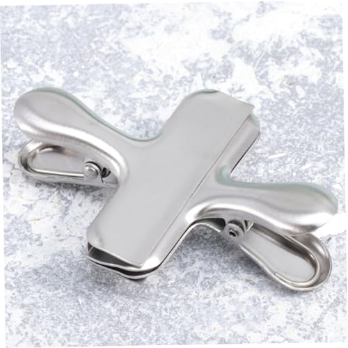 GLEAVI 6 Stück Teiliges Edelstahl Chip Clips Tütendichtung Luftdicht und Langlebig für Brot Kaffeebeutel Geeignet Einfache Handhabung und Sichere Versiegelung von GLEAVI
