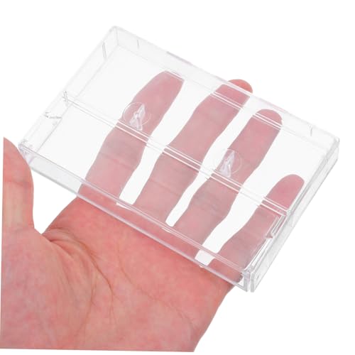 GLEAVI 6 Stück Teiliges Transparente Kassettenboxen Stapelbare Aufbewahrungsboxen aus Klarem Kunststoff Schützende Hüllen für Standard Audiokassetten Platzsparende Organizer für von GLEAVI
