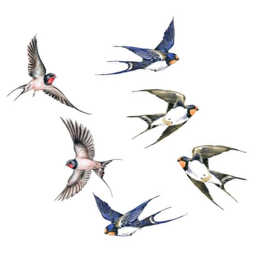GLEAVI 6Stücke Klebende Fensteraufkleber für Vogelschutz Statistische Fensterfolie zur Vermeidung von Kollisionen für Schlafzimmer und Zuhause Selbsthaftend und Leicht GLEAVI 6Stücke Klebende Fensteraufkleber für Vogelschutz Statistische Fensterfolie zur Vermeidung von Kollisionen für Schlafzimmer und Zuhause Selbsthaftend und Leicht von GLEAVI