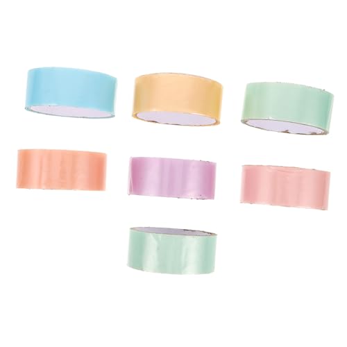GLEAVI 7Roll Regenbogen Klebeband Breit Stark Haftendes Wasserdichtes Duct Tape Farbiges Dekorations Verpackungsband für DIY Bastelprojekte Schule und Haushalt GLEAVI 7Roll Regenbogen Klebeband Breit Stark Haftendes Wasserdichtes Duct Tape Farbiges Dekorations Verpackungsband für DIY Bastelprojekte Schule und Haushalt von GLEAVI