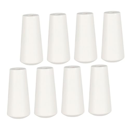 GLEAVI 8 Stück Teiliges Holz zugknöpfe für Fensterjalousien Langlebig und Einfach zu Bedienen Natürliche Farbe Praktische Endstücke für Raffrollos und Vorhangkordeln Dekorativ und Robust von GLEAVI