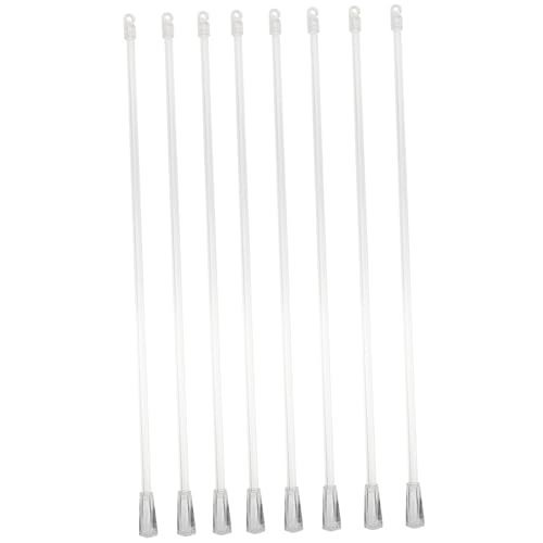 GLEAVI 8 Stück Teiliges Kunststoff Jalousie bedienstäbe mit Haken Glatte Oberfläche Langlebige Ersatz wendestäbe für Senkrechte Jalousien Transparent Platzsparend für Wohnräume GLEAVI 8 Stück Teiliges Kunststoff Jalousie bedienstäbe mit Haken Glatte Oberfläche Langlebige Ersatz wendestäbe für Senkrechte Jalousien Transparent Platzsparend für Wohnräume von GLEAVI