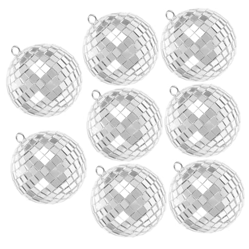 GLEAVI 8 Stück Teiliges Spiegel Disco Ball Dekoration Reflektierende Hängedeko für Garten und Partys Glitzernde Effekte für Hochzeiten und Feiern GLEAVI 8 Stück Teiliges Spiegel Disco Ball Dekoration Reflektierende Hängedeko für Garten und Partys Glitzernde Effekte für Hochzeiten und Feiern von GLEAVI