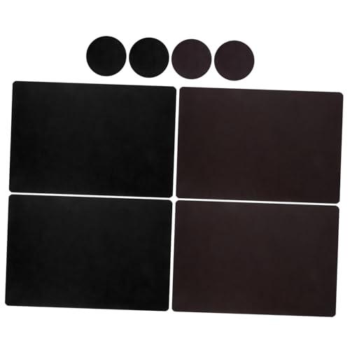 GLEAVI 8stücke Tischsets Aus Pu Hitzebeständig Und Abwischbar Für Esstisch Und Couchtisch Moderne Quadratische Matten Für Tischdekoration GLEAVI 8stücke Tischsets Aus Pu Hitzebeständig Und Abwischbar Für Esstisch Und Couchtisch Moderne Quadratische Matten Für Tischdekoration von GLEAVI