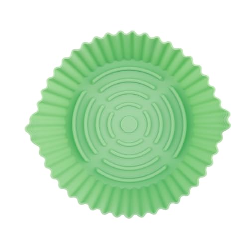 GLEAVI Air Fryer Silikonform für Heißluftfritteuse Wiederverwendbare Antihaft Baking Pan mit Doppelgriff für Reinigen und Längere der Fritteuse GLEAVI Air Fryer Silikonform für Heißluftfritteuse Wiederverwendbare Antihaft Baking Pan mit Doppelgriff für Reinigen und Längere der Fritteuse von GLEAVI