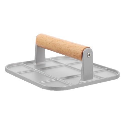 GLEAVI Burger Patty Presse Aus Aluminiumlegierung Robuste Burgerpresse Mit Holzgriff Für Gleichmäßige Patties Leicht Zu Reinigen Und Langlebig GLEAVI Burger Patty Presse Aus Aluminiumlegierung Robuste Burgerpresse Mit Holzgriff Für Gleichmäßige Patties Leicht Zu Reinigen Und Langlebig von GLEAVI