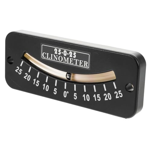 GLEAVI Angle Leveler Sailing Level and Angle Finder Angle Measuring Tool Professional Level Protractor Small Angle Finder Instruments and Indicators Angle Gauge Black Plastic von GLEAVI