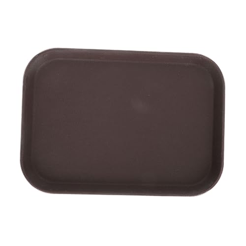GLEAVI Anti-Schlupf-Tablett Tabletts Essenstablett Kaffee Party Praktische Tablett Hotelschale Frühstückstablett Tee-Tablett Kleines Serviertablett Brown GLEAVI Anti-Schlupf-Tablett Tabletts Essenstablett Kaffee Party Praktische Tablett Hotelschale Frühstückstablett Tee-Tablett Kleines Serviertablett Brown von GLEAVI