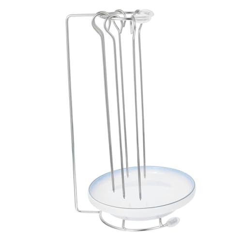 GLEAVI Edelstahlspieße Zum Grillen Spießstangen Aus Edelstahl Grillrost Aus Schaschlikspieße Für Backofen Spießständer Für Außenbereich Grillspießschale Mit Hakenfunktion Vertikaler Spieß GLEAVI Edelstahlspieße Zum Grillen Spießstangen Aus Edelstahl Grillrost Aus Schaschlikspieße Für Backofen Spießständer Für Außenbereich Grillspießschale Mit Hakenfunktion Vertikaler Spieß von GLEAVI