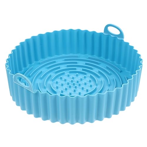 GLEAVI Backmatte Für Die Heißluftfritteuse Wiederverwendbarer Korb Zubehör Für Die Heißluftfritteuse Silikone Tablett Für Die Heißluftfritteuse Zubehör Für Die Heißluftfritteuse von GLEAVI