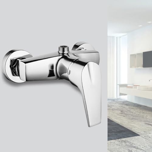 GLEAVI Badezimmer Duscharmatur aus Langlebigem Legierungs material Mischbatterie für Warm Kaltwasser Verdeckt Montiert Praktische Wasserhahn Bad Dusche Armatur für Haushaltsbad von GLEAVI