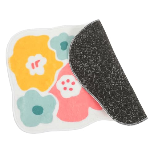 GLEAVI Badezimmermatte rutschfest Saugfähiger Badteppich aus Waschbar mit Rutschhemmendem Untergrund für Dusche und Wc Komfortabel und Praktisch von GLEAVI