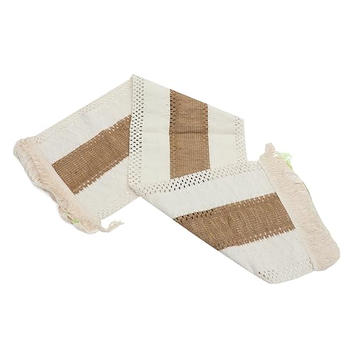 GLEAVI Baumwoll Leinen Tischläufer mit Quasten Waschbar Schmutzabweisend Moderne Landhausstil Tischdecke für Küche Hochzeit Party und Esszimmerdekoration GLEAVI Baumwoll Leinen Tischläufer mit Quasten Waschbar Schmutzabweisend Moderne Landhausstil Tischdecke für Küche Hochzeit Party und Esszimmerdekoration von GLEAVI