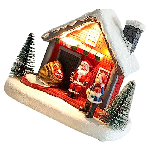 GLEAVI Beleuchtetes aus Harz Miniatur Weihnachtsdeko für Tisch und Zuhause für Festliche Anlässe ohne Batterien mit Detaillierter Verarbeitung GLEAVI Beleuchtetes aus Harz Miniatur Weihnachtsdeko für Tisch und Zuhause für Festliche Anlässe ohne Batterien mit Detaillierter Verarbeitung von GLEAVI