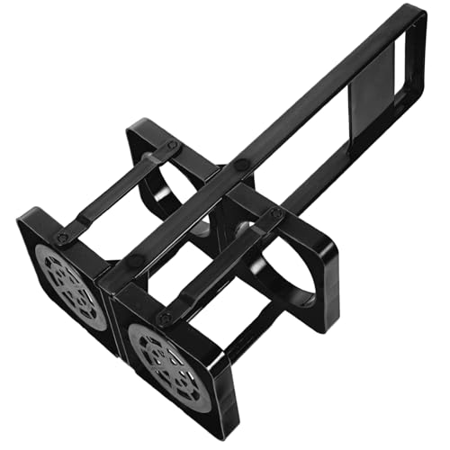 GLEAVI Bierflaschenträger Zusammenklappbarer Bierkorb Aus Kunststoff Tragbarer Flaschenhalter Für Picknick BBQ Und Partys Leicht Und Kompakt Für Unterwegs Schwarzes Design von GLEAVI