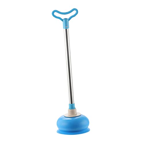 GLEAVI Blauer Toilettenpömpel mit Abnehmbarem Verbindungsstab Effektives Rohrreinigungswerkzeug für Bad und Toilette Hohe Saugkraft für Schnelle Verstopfungsbeseitigung Praktisches von GLEAVI