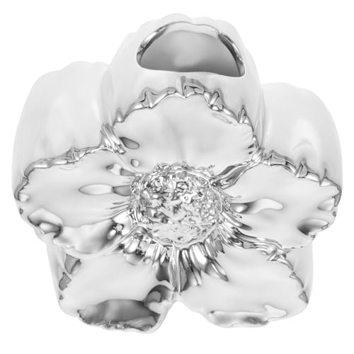 GLEAVI Blumen Topf Keramik Vase Für Inneneinrichtung Tischdeko Kleine Vasen Für Blumenarrangements Moderne Deko Für Büro Und Wohnzimmer von GLEAVI