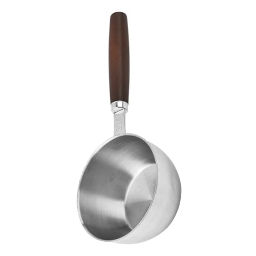 GLEAVI Butter Schmelztiegel mit Holzgriff Kleiner Kasserolle für Sicheres Schmelzen von Öl und Butter für Induktions Gas und Elektroherde GLEAVI Butter Schmelztiegel mit Holzgriff Kleiner Kasserolle für Sicheres Schmelzen von Öl und Butter für Induktions Gas und Elektroherde von GLEAVI