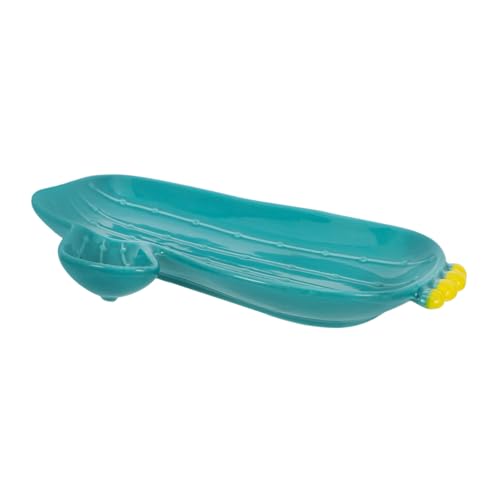 GLEAVI Cactus -tabellengeschirr Küchenlöffelhalter Restaurantteller Schmuckplatte Geschirr Servieren Küchenplatten Cartoon-dessertteller Vorspeisenteller Obstplatte Keramik Light Green von GLEAVI