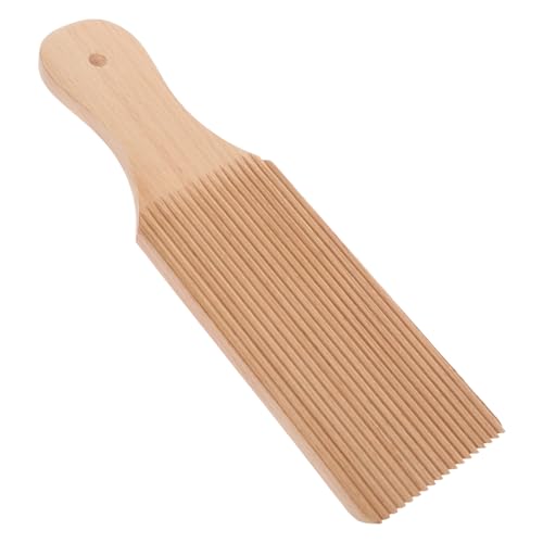 GLEAVI Cavatelli Maker Holz Gnocchi Paddle Ergonomisches Nudelwerkzeug für Müheloses Pasta Herstellen für Heimische Küche Leicht zu Reinigen Lagern von GLEAVI