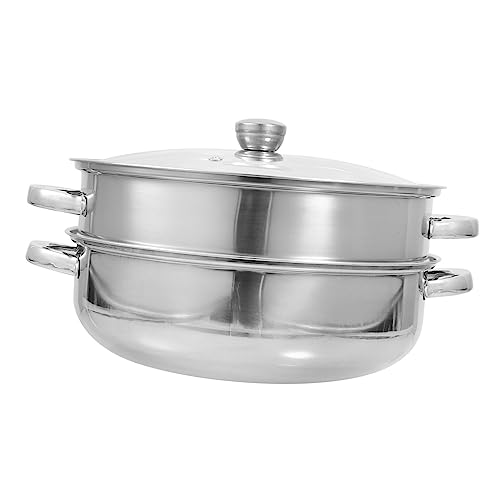 GLEAVI Dampfgarer Topf Doppelwandiger Multifunktionaler Kochtopf mit Griffen Schnell Erhitzend Induktionsgeeignet Stapelbar Vielseitig für Dämpfen Suppe und Hochwertige Verarbeitung GLEAVI Dampfgarer Topf Doppelwandiger Multifunktionaler Kochtopf mit Griffen Schnell Erhitzend Induktionsgeeignet Stapelbar Vielseitig für Dämpfen Suppe und Hochwertige Verarbeitung von GLEAVI