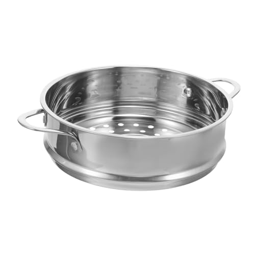GLEAVI Dampfkorb Robuster Dampfgarer mit Doppeltem Griff Topf und Gemüse Langlebig und Rostfrei für Ramen Pasta von GLEAVI