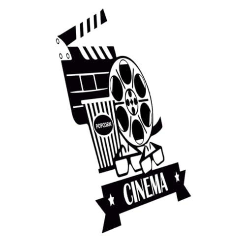 GLEAVI Dekoratives Wandtattoo Kino Aufkleber für Heimkino Selbstklebend Kreative Wandkunst für Wohnzimmer Schlafzimmer und Einfache Anwendung Langlebig GLEAVI Dekoratives Wandtattoo Kino Aufkleber für Heimkino Selbstklebend Kreative Wandkunst für Wohnzimmer Schlafzimmer und Einfache Anwendung Langlebig von GLEAVI
