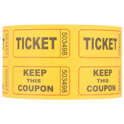 GLEAVI Doppelte Losrolle Raffle Tickets für Hochzeiten Trade Shows Charity Fundraiser und Klassenbelohnungen Nummerierte Spiel tickets für Feierlichkeiten und Veranstaltungsaktionen GLEAVI Doppelte Losrolle Raffle Tickets für Hochzeiten Trade Shows Charity Fundraiser und Klassenbelohnungen Nummerierte Spiel tickets für Feierlichkeiten und Veranstaltungsaktionen von GLEAVI