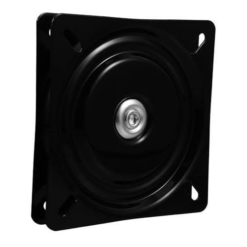 GLEAVI Drehtellersockel Mit Automatischer Rückführung Drehplatte Für Barhocker Drehplatte Für Relaxsessel Schwenkmechanismus Drehteller Für Barhocker Möbeldrehplatte Black Eisen von GLEAVI