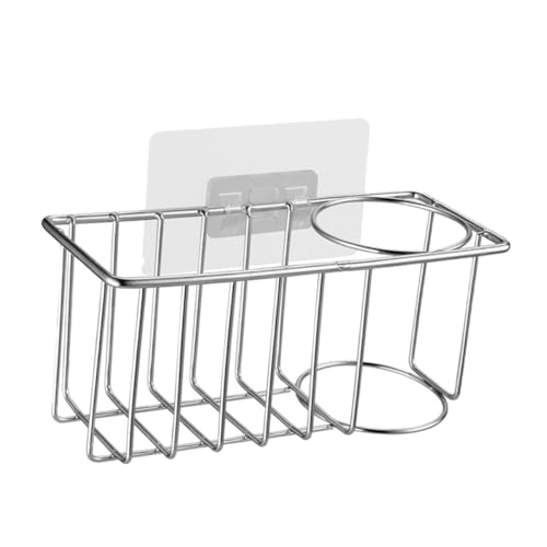 GLEAVI Edelstahl Abflusskorb für Küchenspüle Rostfrei mit Hohlraum design Multifunktionaler Spülbecken Organizer für Schwamm Tuch Seife Einfache Montage Platzsparender GLEAVI Edelstahl Abflusskorb für Küchenspüle Rostfrei mit Hohlraum design Multifunktionaler Spülbecken Organizer für Schwamm Tuch Seife Einfache Montage Platzsparender von GLEAVI