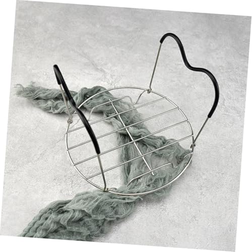 GLEAVI Edelstahl Dämpfeinsatz mit Silikongriff Hitzebeständiges Langlebiges Dampfgareinsatz für Schnellkochtopf und Eisenpfanne Lebensmittelecht Leicht zu Reinigen Vielseitig zum von GLEAVI Edelstahl Dämpfeinsatz mit Silikongriff Hitzebeständiges Langlebiges Dampfgareinsatz für Schnellkochtopf und Eisenpfanne Lebensmittelecht Leicht zu Reinigen Vielseitig zum von von GLEAVI