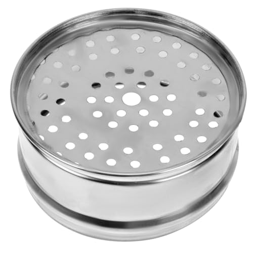 GLEAVI Edelstahl Dampfgarer Einsatz Dampfkorb mit Gleichmäßiger Hitzeverteilung für Knödel Gemüse Fisch Dampfeinsatz Topf Zubehör für Gesunde Küche von GLEAVI