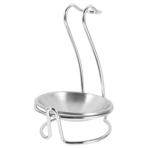 GLEAVI Edelstahl Löffelhalter für Küchenutensilien Kompakter Löffelablagebehälter Rostfreier Besteckhalter für Löffel Gabeln und Essstäbchen Praktischer Küchenorganizer für Tisch und von GLEAVI