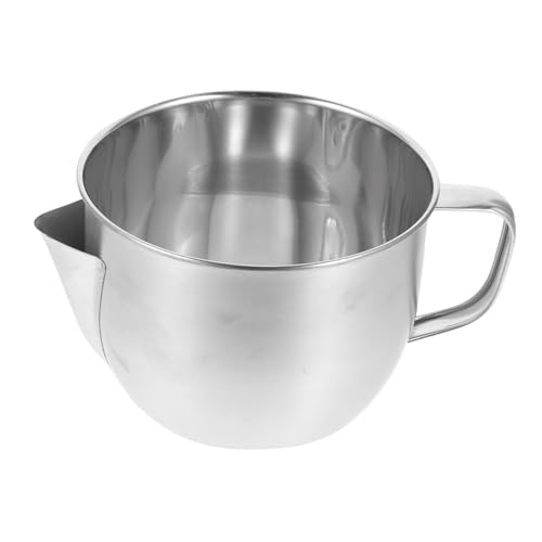 GLEAVI Edelstahl Ölabscheider Fettfilter Topf Ausgießer Küchenölfilter Ölbehälter zum Filtern und Aufbewahren von Speiseöl Praktisch als und Haushaltshelfer von GLEAVI