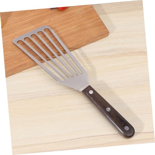 GLEAVI Edelstahl Pfannenwender Klein mit Schlitzen Multifunktionaler Grillspatel für Steak Gebratenen Fisch und Ölablauf Langlebige Küche Küchenhelfer für Einfaches Wenden und Braten GLEAVI Edelstahl Pfannenwender Klein mit Schlitzen Multifunktionaler Grillspatel für Steak Gebratenen Fisch und Ölablauf Langlebige Küche Küchenhelfer für Einfaches Wenden und Braten von GLEAVI