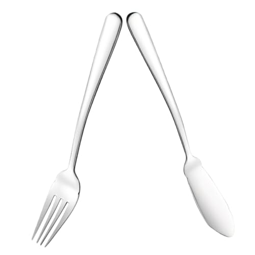 GLEAVI Edelstahl Western Cutlery Teilig Fischbesteck Fischmesser Fischgabel Ergonomisch Ausbalanciert Langlebig für Restaurant und Zuhause Hochwertiges Dinnerware GLEAVI Edelstahl Western Cutlery Teilig Fischbesteck Fischmesser Fischgabel Ergonomisch Ausbalanciert Langlebig für Restaurant und Zuhause Hochwertiges Dinnerware von GLEAVI