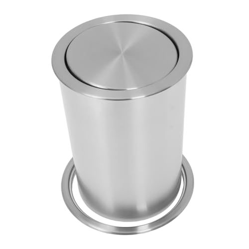 GLEAVI Eingebauter Mülleimer Aus Edelstahl Mülleimer Für Die Arbeitsplatte Mit Deckel Mit Deckel GLEAVI Eingebauter Mülleimer Aus Edelstahl Mülleimer Für Die Arbeitsplatte Mit Deckel Mit Deckel von GLEAVI