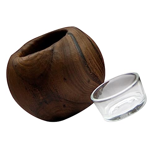 GLEAVI Rustikaler Holz Teelichthalter Retro-kerzenständer Für Tischdekoration Robustes Design Für Hochzeiten Partys Zuhause Für Teelichter Stumpenkerzen von GLEAVI
