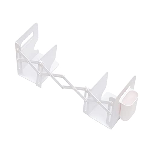 GLEAVI Erweiterbarer Buchständer Mit Stiftebox Verstellbare Buchstützen Für Büro Schule Und Zuhause Stabile Buchorganisation Für Schreibtisch Und Regale Weiß GLEAVI Erweiterbarer Buchständer Mit Stiftebox Verstellbare Buchstützen Für Büro Schule Und Zuhause Stabile Buchorganisation Für Schreibtisch Und Regale Weiß von GLEAVI