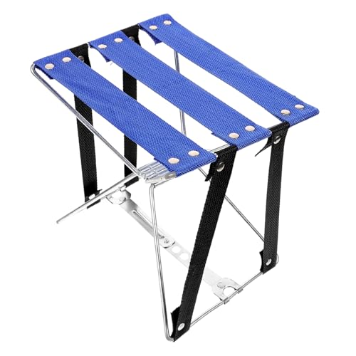 GLEAVI Faltbarer Campingstuhl Tragbarer Klapphocker aus Robustem Material für Outdoor Aktivitäten zum Angeln Reisen und Camping Kompakt und Leicht zu Transportieren GLEAVI Faltbarer Campingstuhl Tragbarer Klapphocker aus Robustem Material für Outdoor Aktivitäten zum Angeln Reisen und Camping Kompakt und Leicht zu Transportieren von GLEAVI