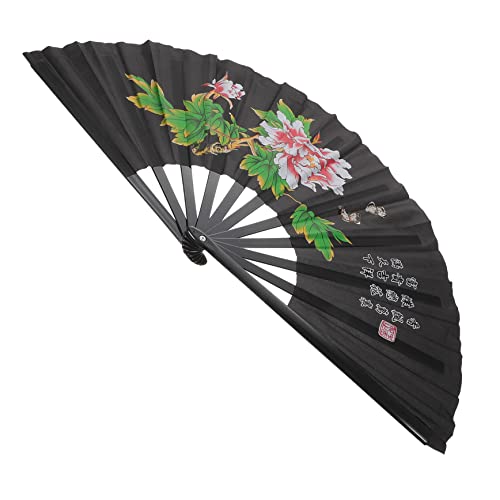 GLEAVI Faltbarer Tanzfächer für Festivals Eleganter Kung Fu Fächer mit Pfingstrosenmuster für Performances Sommerreisen und Fotografie Tragbar und Vielseitig Einsetzbar GLEAVI Faltbarer Tanzfächer für Festivals Eleganter Kung Fu Fächer mit Pfingstrosenmuster für Performances Sommerreisen und Fotografie Tragbar und Vielseitig Einsetzbar von GLEAVI