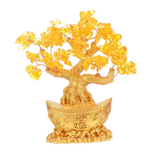GLEAVI Feng Shui Geldbaum Desktop Deko Gelber Glücksbringer Wohlstand Baum Tischdekoration für Zuhause Büro und Shop Feng Shui Wohlstandssymbol GLEAVI Feng Shui Geldbaum Desktop Deko Gelber Glücksbringer Wohlstand Baum Tischdekoration für Zuhause Büro und Shop Feng Shui Wohlstandssymbol von GLEAVI