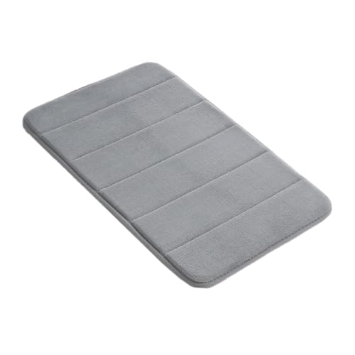 GLEAVI Fleece Memory Schaum Badematte Rutschfester Badvorleger Saugfähiger Teppich für Badezimmer Schlafzimmer Wohnzimmer Maschinenwaschbar und Schnell Trocknend GLEAVI Fleece Memory Schaum Badematte Rutschfester Badvorleger Saugfähiger Teppich für Badezimmer Schlafzimmer Wohnzimmer Maschinenwaschbar und Schnell Trocknend von GLEAVI