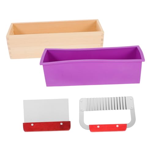 GLEAVI Flexibles Rechteckiges Silikon Seifenform Teilig mit Holzbox Wiederverwendbar Leicht zu Reinigen für DIY Seifenherstellung und Kreative Seifenbastelei Anfänger Profis Geeignet GLEAVI Flexibles Rechteckiges Silikon Seifenform Teilig mit Holzbox Wiederverwendbar Leicht zu Reinigen für DIY Seifenherstellung und Kreative Seifenbastelei Anfänger Profis Geeignet von GLEAVI