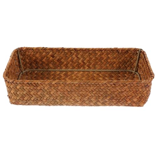 GLEAVI Geflochtener Besteckkorb aus Seegras Kompakter Tisch Organizer für Messer Gabeln Löffel Multifunktionaler Aufbewahrungskorb für Küche Esszimmer Snackkorb Dekoratives GLEAVI Geflochtener Besteckkorb aus Seegras Kompakter Tisch Organizer für Messer Gabeln Löffel Multifunktionaler Aufbewahrungskorb für Küche Esszimmer Snackkorb Dekoratives von GLEAVI