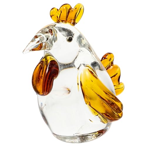 GLEAVI Glas Hahn Figurine Farbiges Glas Tier Ornament Langlebig Leicht Für Wohn Schlafzimmer Tischdekoration Kunstvolles Hahnen dekoaccessoire GLEAVI Glas Hahn Figurine Farbiges Glas Tier Ornament Langlebig Leicht Für Wohn Schlafzimmer Tischdekoration Kunstvolles Hahnen dekoaccessoire von GLEAVI