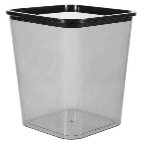 GLEAVI Großer Mülleimer mit Deckel Abfalleimer für Küche Badezimmer und Schlafzimmer Robuster Transparenter Müllcontainer für Kompakte Räume für Wohnbereiche GLEAVI Großer Mülleimer mit Deckel Abfalleimer für Küche Badezimmer und Schlafzimmer Robuster Transparenter Müllcontainer für Kompakte Räume für Wohnbereiche von GLEAVI