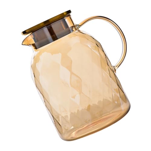 GLEAVI Großer für Kalte Getränke Saftkaraffe mit Kühlender Funktion Transparenter Wasserkrug für Tee Milch Kaffee für Partys Picknick und Bbq von GLEAVI